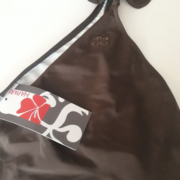 Hapari Swim Hapari Brown Knot Tie Bikini Swimsuit Bottom Xlarge Nwt